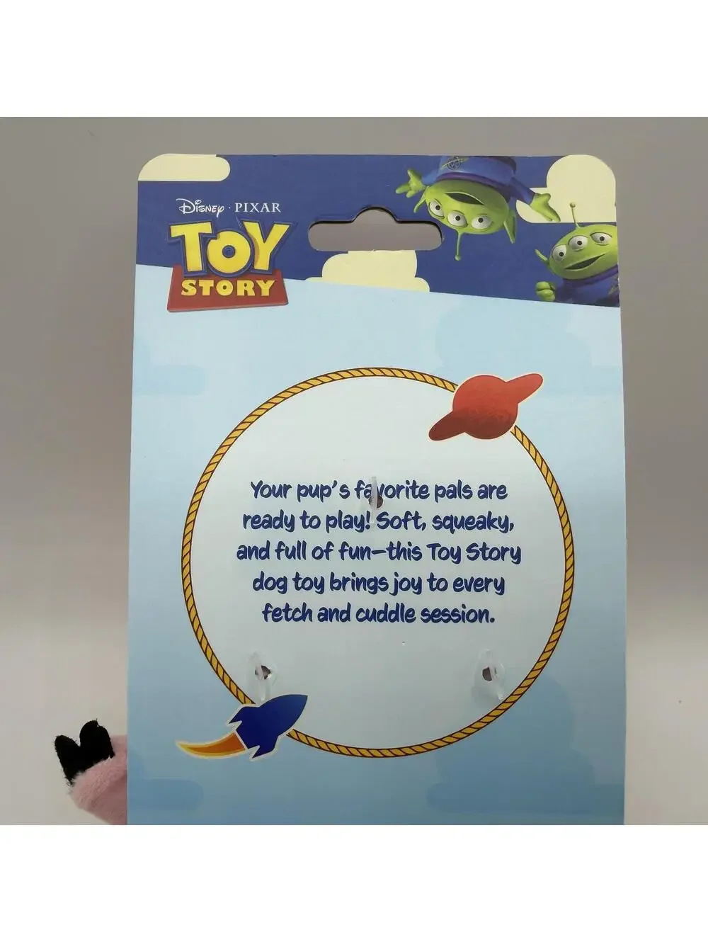 Dog Toy Squeaker Plush Disney Pixar Toy Story Hamm Soft Doll Squeaky NEW